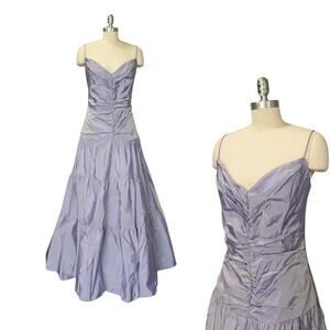 Vintage Gunne Sax Y2K Prom Dress Size 13 NWT Purple Iridescent Whimsical Fairy